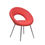 Micro Occasional Chair - @home Nilkamal,  red