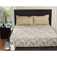 Bed sheet Carmine - @home Nilkamal,  brown