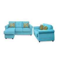 Robin 2 Seater Sofa With Lounger - @home Nilkamal,  aqua