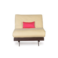 Single Sofa Cum Bed Futon - @home Nilkamal,  beige