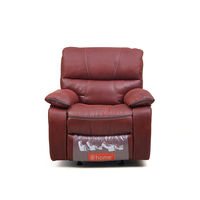 Elise 1 Seater Sofa With Recliner - @home Nilkamal,  red