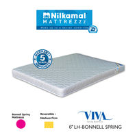 Nilkamal Viva 6" Bonel Spring mattress, 72x60x6,  grey