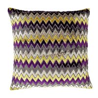 24'x24' Chevron Cushion Cover - @home Nilkamal,  purple
