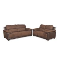 Travis 3+ 2 sofa kit - @home Nilkamal,  brown