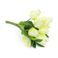 Tulip Flower Bunch Set of 3 - @home by Nilkamal, White