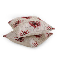 Splash 30 x 30 cm Cushion Cover Set of 2 - @home by Nilkamal, Maroon