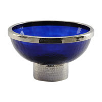 Stylish Glass Bowl - @home Nilkamal,  blue