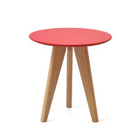 Gama Side Table - @home Nilkamal,  red