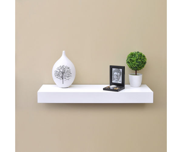 Lipton Wall Shelf - @home Nilkamal, white