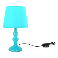 Selena Enchanted Table Lamp - @home by Nilkamal, Sea Green