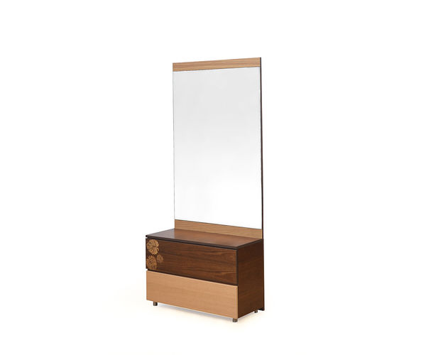 Prado Dresser Half Mirror - @home Nilkamal,  brown