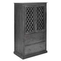 Miraya 2 Door Storage Cabinet - @home By Nilkamal, Brown Glaze
