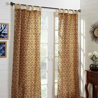 44'x102' Mirage xl Single Door Curtain - @home Nilkamal,  beige