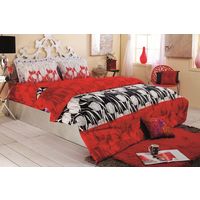 Portico Evita XL Bed sheet,  red