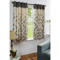 44'x60' Victoria Leaf Single Window Curtain - @home Nilkamal, multi