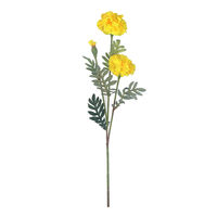 Marigold Flower Stick Set of 3 - @home by Nilkamal, Yellow
