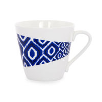 Ashley Tea Cups Set of 6 - @home by Nilkamal, Indigo & White