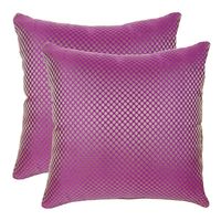 16'x16' Glory Set Of 2 Cushion Covers - @home Nilkamal,  purple
