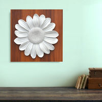Wall Art Brown Flower - @home Nilkamal