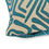 Geometric 40 x 40 cm Cushion Cover Set of 2 - @home by Nilkamal, Sea Green