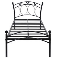 Hydra Single Bed without Storage - @home by Nilkamal, Black