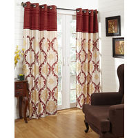 44'x84' Regal Door Curtain - @home Nilkamal,  red