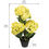 Forest Hydrangea Plant Pot - @home By Nilkamal, Yellow