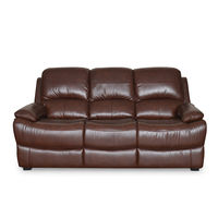 3 Seater Sofa Baffin - @home Nilkamal,  chocolate