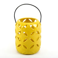 Hanging Lantern 15 cm x 18 cm - @home by Nilkamal, Yellow