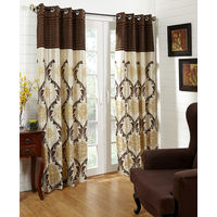 44'x84' Regal Door Curtain - @home Nilkamal,  brown