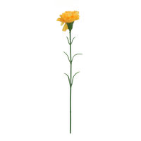 Carnation Flower Stick Set of 6 - @home by Nilkamal, Yellow