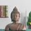 Brown Half Buddha Statue - @home Nilkamal