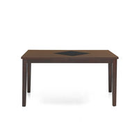 Broccoli 6 Seater Dining Table - @home by Nilkamal,  brown