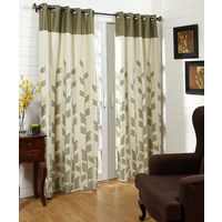 44'x84' Victoria Door Curtain - @home Nilkamal,  green