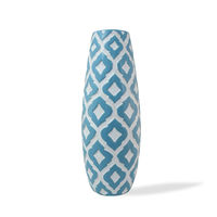 Marhaba Ceramic Large Vase - @home By Nilkamal, Blue