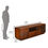 Nixon Antique Cherry Low Height Wall Unit - @home by Nilkamal
