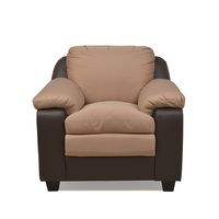 Aria 1 Seater Sofa - @home by Nilkamal,  brown