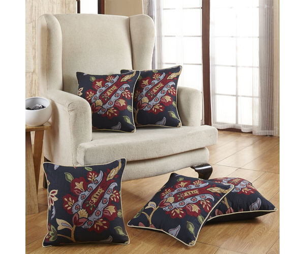 Cushion Cover Set of 5 - @home Nilkamal, multi