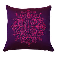 Tangerine Zaccessories Cushion Cover,  purple