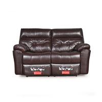 2 Seater Sofa With 2 Electric Recliner Beverly - @home Nilkamal,  burgundy