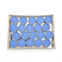 Tea Lights Pack of 20 - @home By Nilkamal, Blue