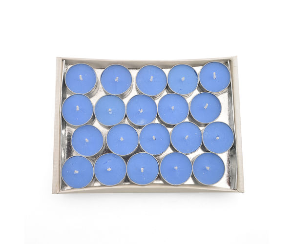 Tea Lights Pack of 20 - @home By Nilkamal, Blue