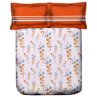 Floral Bed In a Bag - @home Nilkamal,  orange