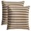 24 x24  Staffin Set of 2 Cushion Covers - @home Nilkamal,  brown
