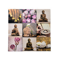3D Budha Picture Frame Collection of 4 - @home By Nilkamal, Pink