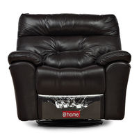 1 Seater Sofa With Swivel Rocker & Recliner Beverly - @home Nilkamal,  burgundy