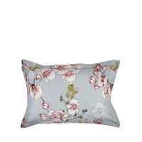 Floral 46 cm x 69 cm Pillow Cover Set of 2 - @home by Nilkamal, Sea Green