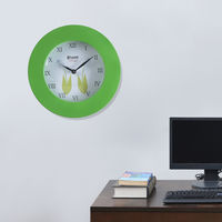 Wall Clock Trendy Wood - @home Nilkamal