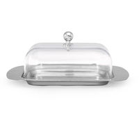 Bergner Acrylic Butter Dish with Stainless Steel Lid