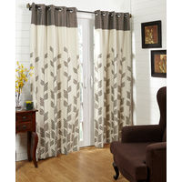 44'x84' Victoria Single Door Curtain - @home Nilkamal,  brown